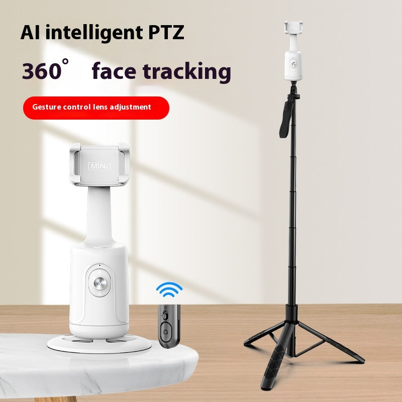 360° Auto Face Tracking Phone Gimbal – AI Smart Stabilizer for Vlog, Reels & Live Video