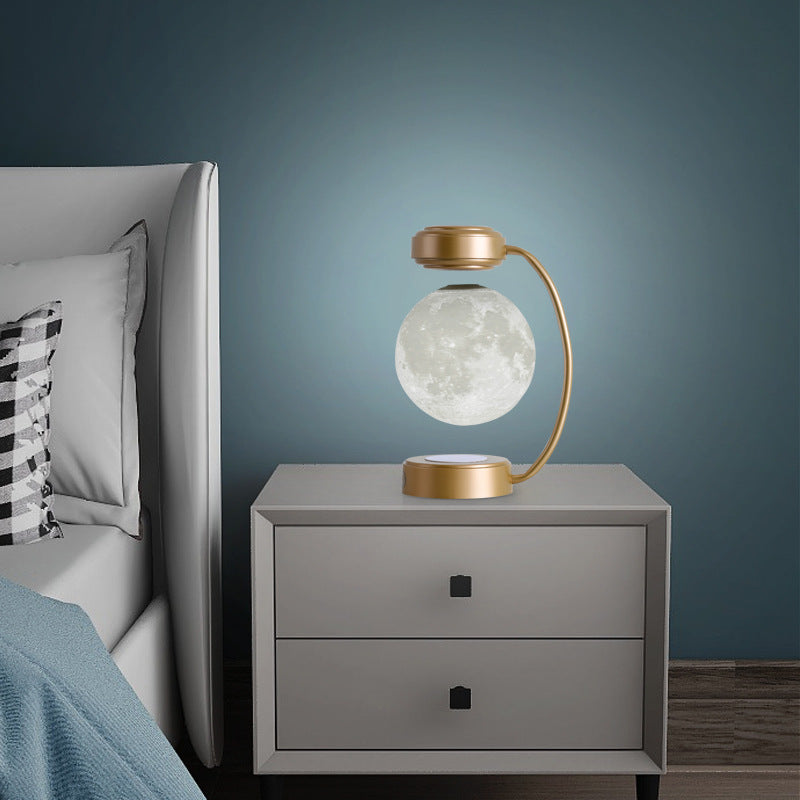 3D Levitating Moon Lamp – Wireless Magnetic Floating Light