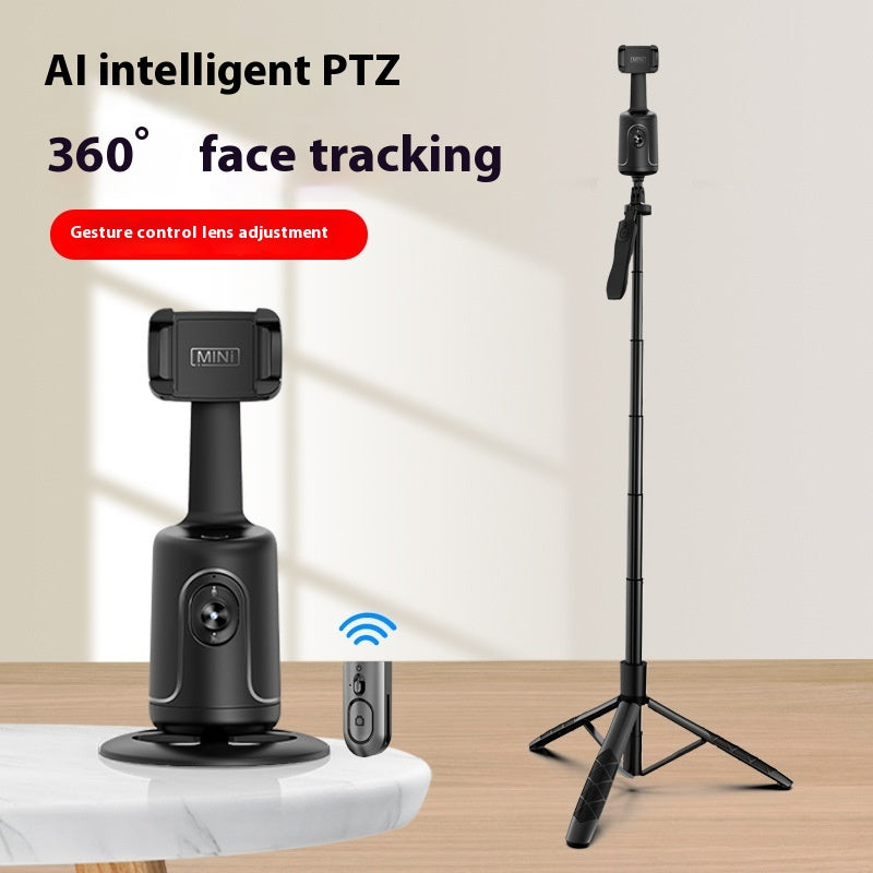 360° Auto Face Tracking Phone Gimbal – AI Smart Stabilizer for Vlog, Reels & Live Video