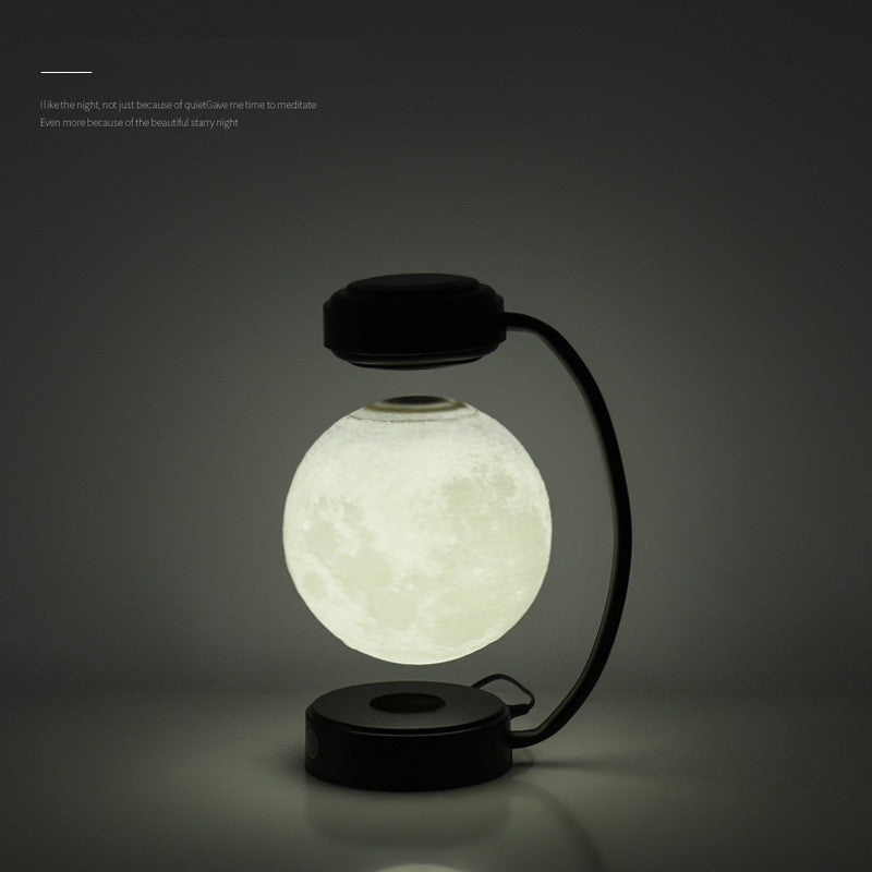 3D Levitating Moon Lamp – Wireless Magnetic Floating Light
