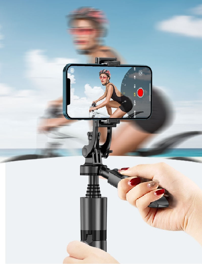 360° Auto Face Tracking Phone Gimbal – AI Smart Stabilizer for Vlog, Reels & Live Video