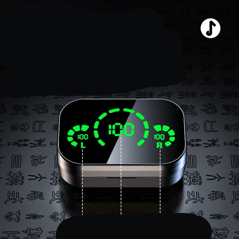 YD03 Bluetooth Earbuds – Smart LED Screen with Breathing Light