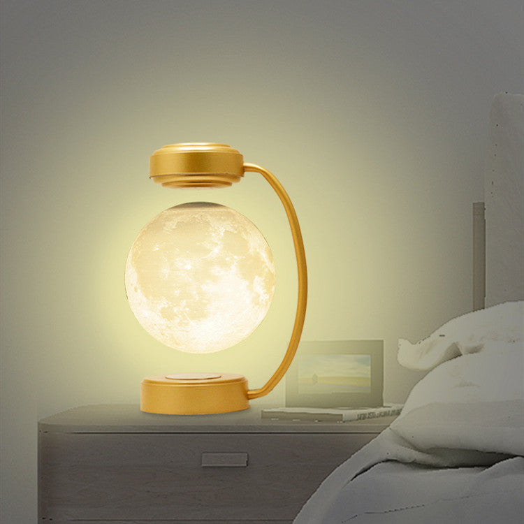 3D Levitating Moon Lamp – Wireless Magnetic Floating Light